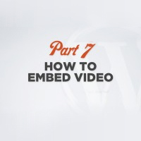 WordPress 101 Video Training Part 7: Embedding Video