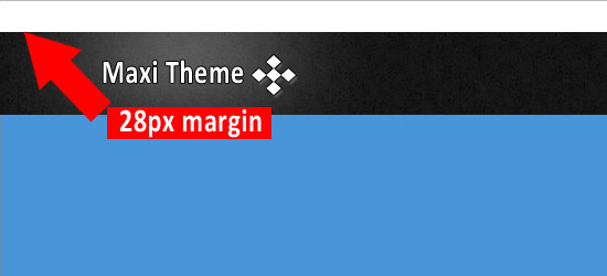 28px Margin