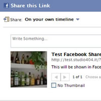 Share Your Posts on Facebook With a Preview Image and a Description