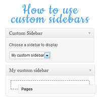 How to Use Custom Sidebars on Posts and Pages