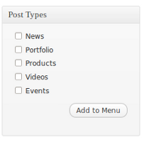 Add Post Type Archive Links to Your Menu