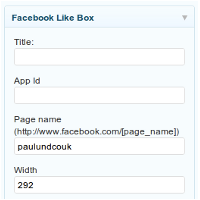 Facebook Like Box Widget for WordPress